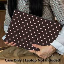 1件波點UV印花筆記本電腦保護殼，透明硬殼蓋，適用於MacBook Air和Pro，耐用塑料保護套 - 查看 2