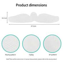 1/10/20 Pairs Reusable Absorbent Breast Pads, Washable Sweat-Absorbing Women's Breast Pads, Soft Comfortable Fabric Daily Bra Liners, Suitable For Breastfeeding, Stackable Breast Pad Set - Multicolor - View 5