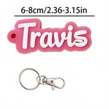 Personalized Acrylic Name Bag Tag, Customized Backpack Name Charm/Keychain, School Bag Charm, Lunch Box Label, Mommy Bag Tag, Boys & Girls Initial Keychain, Back To School Gift, Christmas, Birthday Gift, Unique Gift, Bag Jewelry - C-name Keychain - View 33