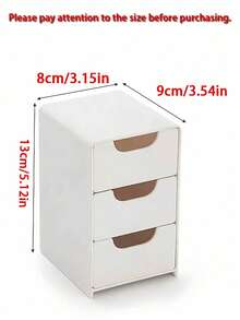 The Storage Box Is Also Suitable For Bedroom Decoration Table Storage Needs And Home Office Desk Drawer Storage Functions. Very Suitable For Women To Use. - Multicolor - View 11