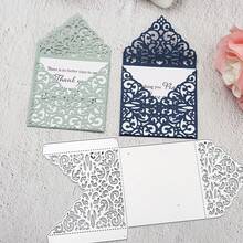 1pc Envelope Cutting Die, DIY Scrapbook Photo Album Decoration Card Cutting, Handmade Greeting Card Making Template, Craft Embossing Tool - Envelope - View 9