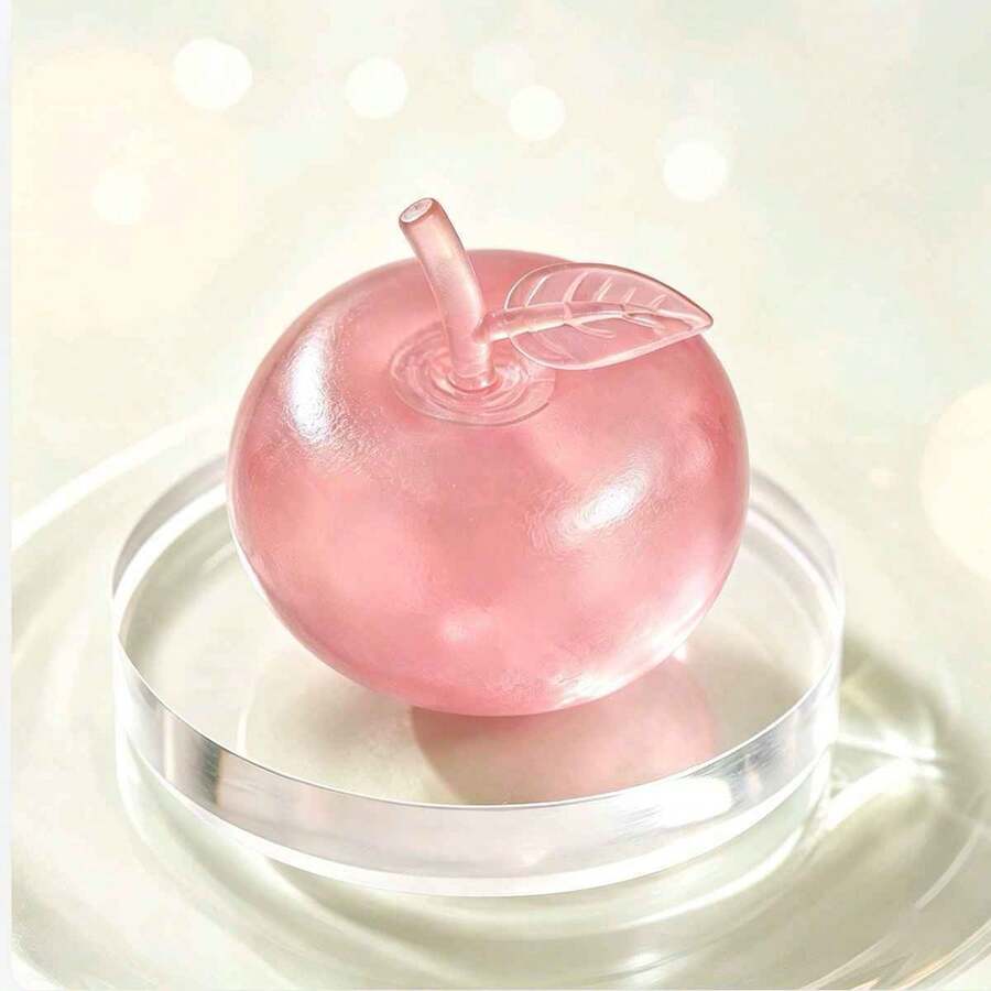 1pc 2026 Pink Fruit Cartoon Face Soft Candy Ball, Soft Elastic Stress Relief Squeeze Toy, Fun Birthday Gift For Friends, Random Style - 彩色 - 查看 1