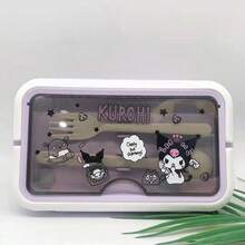1 buah Kotak Makan Siang DIY Sanrio Hello Kitty dan Kuromi dengan Sekat, Kotak Makan Siang Dua Lapis untuk Pelajar, Kotak Makan Siang Kantor, Kotak Makan Siang Berinsulasi Isi Air, Kotak Makan Siang Portabel Kapasitas Besar, Mudah Dibawa, Kotak Makan Siang dengan Sekat, Perlengkapan Sekolah untuk Pelajar, Kotak Bento, Kotak Makan Siang, Hadiah Ulang Tahun - MultiWarna - View 17