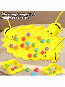 Multi-Player Bee Honey Collection Fishing Game Toy, Desktop Competitive Party Game Toy, English Color Box Packaging, Suitable For Teens 14+ As A Gift - Multicolor - View 8