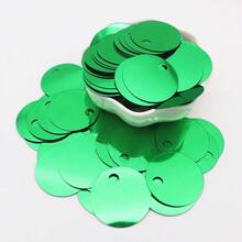 Large 30mm PVC Flat Round Sequins, 3cm Holographic Laser Colorful Confetti For Crafts, Belly Dance Costumes, Wedding Accessories, 20g, 60pcs - Multicolor - View 42