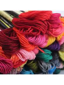 150色十字繡線、100色刺繡線、50色聚酯纖維刺繡線，DIY編織配件，適合初學者，隨機配色 - 多色 - 查看 7