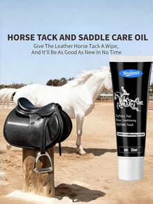 2pcs Instant Leather Revitalizer Cream | Deep Nourishing Moisturizing Lubrication | Saddle Safety Formula | Repairs Cracked Stiff Leather | Suitable For Tack/Boots/Handbags/Belts | With Sponge Easy Application - Saddle Moisturizing Repair Cream - View 3