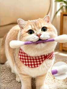 6 pezzi Bacchetta interattiva per gatti, giocattoli per gatti, 6 colori, adatti per alleviare la noia in casa, corda masticabile durevole per la cura dentale, grande palla da calcio per gatti, giocattolo interattivo, accessori regalo - Multicolore - Visualizzare 10
