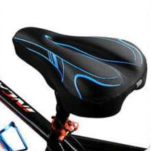 1pc 3D Silicone Thickened Bicycle Seat Cover, Hollow Breathable Shock-Absorbing Cycling Saddle Cover For Mountain Bike And Road Bike - Multicolor - View 1