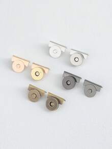 5 Pairs Magnetic Snap Fasteners, Invisible Seamless Metal Hidden Buttons For Bags, Purses, Wallets, Durable Decorative DIY Handmade Accessories - Multicolor - View 9