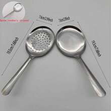 2pcs/Set Commercial Heavy Duty Large Ladle - Heat Resistant Short Handle With Drainage Holes, Short Handle Design, Made Of 201 Or 304 Stainless Steel, Suitable For Restaurants, Catering And Home Kitchens - Bulk Purchase Discount Supported - Multicolor - View 13