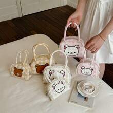 Rilakkuma Korean Style Cute Cartoon Relaxed Bear Handbag For Women 2026 New Portable Coin Purse Parent-Child Shoulder Crossbody Bag - Multicolor - View 9