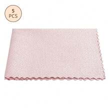 1/5pcs Thickened Microfiber Fish Scale Cleaning Cloth, Dual-Effect Water Absorption Without Lint, No Streaks When Wiping Kitchen Utensils, Mirrors, Car Windows, Powerful Oil Removal And Stain-Resistant, One Cloth For Kitchen, Bathroom And Car Cleaning - Multicolor - View 14