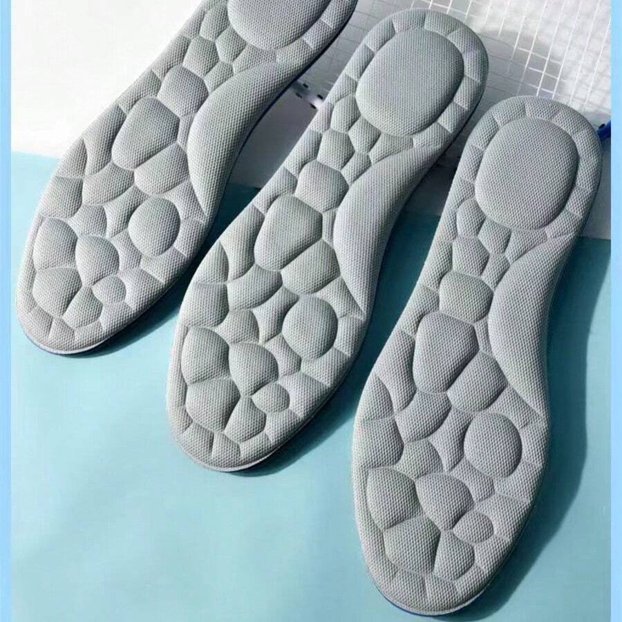 1 Paar Memory-Schaum gepolsterte Fußkissen Stoßdämpfung Einlagen, bequeme Innensohle Sport Alltag Einlegesohlen für High Heels, Sneaker