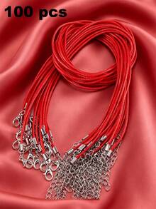 10/50/100pcs Multi-Color Multi-Layer Cord Necklace, Retro Punk Jewelry Necklace - Necklace Cord - View 22