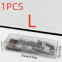 1 Set (7pcs/5pcs/4pcs/1pc) Acrylic PET Material Cosmetic Storage Box Set, Multiple Sizes Available, Suitable For Vanity And Wardrobe, Perfect For Storing Cosmetics And Skincare Products - Multicolor - View 15