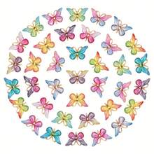 1 Box 12Pack//24Pack Butterfly Push Pins, Decorative Thumbtacks, Artistic Creations, Beautiful Appearance, Wide Range Of Uses, Suitable For Home, Office, School DIY Creative Projects, Durable Metal Pins - A - View 4