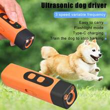 1 Buah Alat Pengusir Gonggongan Anjing Ultrasonik Baru | Perangkat Pelatihan Anjing Ultrasonik | Alat Pelatihan Anjing Portabel Genggam Isi Ulang, Frekuensi 25KHz | Jangkauan Jauh 26 kaki, LED untuk Penggunaan Dalam/Luar Ruangan, Pengusir Gonggongan yang Manusiawi, Penggunaan Sehari-hari - MultiWarna - View 12