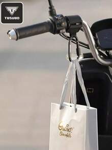 TOSUOD Front Electric Vehicle Hook 1pc/2pcs Optional, Drill-Free Universal Hanging Hook, Compatible With Motorcycle, Electric Scooter, Bicycle, Delivery Rider Helmet Hook, Easy Installation Without Drilling, Stable Load-Bearing And Anti-Detachment, Practical Riding Storage Accessory - Multicolor - View 5