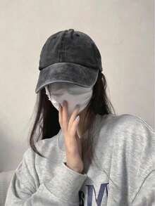 1件女款馬尾帽，防紫外線，寬帽簷，可折疊，快乾，沙灘徒步夏季帽 - 彩色 - 查看 1