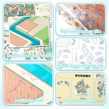 New Large Scene Stickers With Positioning Lines, Adult Landscape Stickers, House Stickers, Miniature Scene Stickers, Scenery Stickers, Landscape Stickers, Manual Stickers, Reusable, Multiple Sizes Available - A - View 8