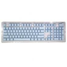 HXSJ Teclas de teclado mecánico de color azul PBT, caracteres translúcidos moldeados por inyección de doble disparo ABS, compatibles con teclados mecánicos, teclado no incluido - Ver 2