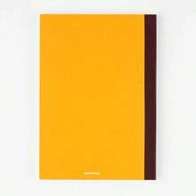 HOBONICHI 手帳 2023 アクセサリー の方眼ノート（A6) 3. 7ミリ方眼 240ページ - イエロー - チェックする 3