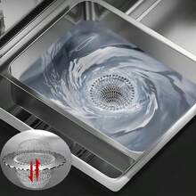 Anti-Rust Kitchen Sink Drain Strainer, Innovative Reversible Chain Filter, Clog-Free Design, Efficiently Traps Food Debris In Kitchen Sink Drain - Filter - View 8