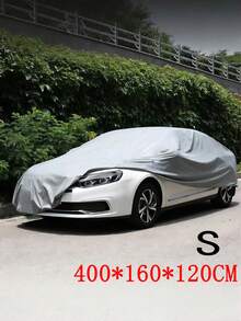 重型汽車車罩，全天候防護，防水、防風、防雪、防塵，多層加厚棉，安裝方便，適用於所有車型，車庫儲存與整理。SUV汽車車罩，防水戶外汽車車罩，全天候防曬，防紫外線，防霜，防雪，適用於四季，適用於SUV車、MPV車、轎車，戶外汽車防雪、防雨、防紫外線、防塵－高級全車罩 - 銀色 - 查看 13