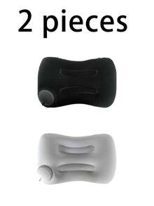1/2pcs All-Season Outdoor Hand-Press Inflatable Pillow, Travel Pillow, Multi-Functional Foldable Portable Pillow, Suitable For Family Travel, Work, Camping - Multicolor - View 10