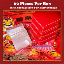 60/180/600pcs Reusable Multi-Purpose Double-Sided Tape, Strong Adhesive Transparent Wall Stickers, No Cutting Required, No Residue (60pcs) - Multicolor - View 8