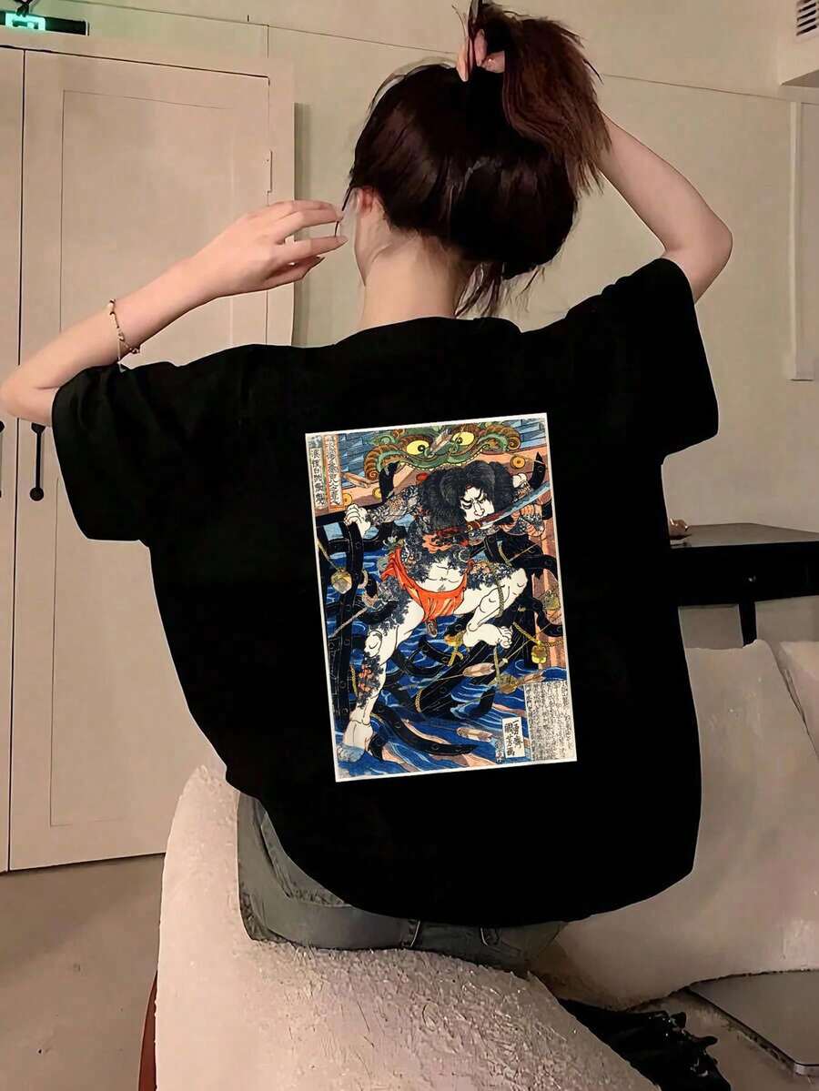 Women T-Shirts - Black - View 1