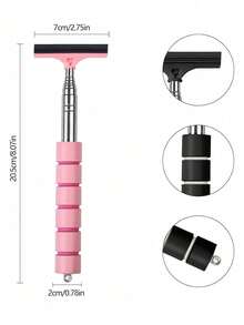 1pc Extendable Car Windshield Cleaning Brush, Suitable For Glass, Mirror Multi-Function Cleaning Brush, Car Cleaning Set, Bathroom Accessories, Home Cleaning Essentials, Holiday Essentials, Travel Essentials, Gift For Mother, Father, Friends - Multicolor - View 7