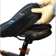 1pc 3D Silicone Thickened Bicycle Seat Cover, Hollow Breathable Shock-Absorbing Cycling Saddle Cover For Mountain Bike And Road Bike - Multicolor - View 3