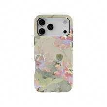 Pastel Lotus Floral Phone Case Compatible With IPhone 17 16 15 14 Pro Max Plus 13 12 11 - Green - View 5