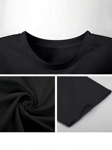 「眠い」文字入り おもしろ 筆文字 面白い バック 面白い Tシャツ - ブラック - チェックする 4