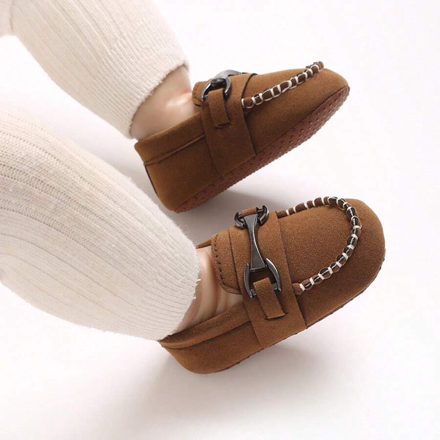 Classic Infant Casual Walking Shoes, Soft Sole Comfortable Infant Shoes For Spring And Summer - Brown - View 1