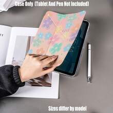 Y-Fold 高透明壓克力平板保護殼，附筆槽。Y-Fold 高透明壓克力款式。Y-Fold 高透明壓克力保護殼。平板保護殼特點：Y型三折支架設計、智能休眠/喚醒、全方位保護、親膚框架材質、氣囊防摔框架、多角度支架、透明壓克力背板、內置筆槽、輕巧便攜。兼容 iPad Mini4/5 (7.9 吋)、Mini6/7 (8.3 吋)；Air1/2/3、iPad5/6/8 代 (9.7 吋) - 圖3 - 查看 3