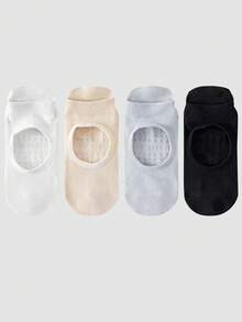 1/2/4/6/8 Pairs Breathable Mesh Yoga Pilates Non-Slip Socks, Ankle Socks For Women, Pure Cotton Sports Boat Socks - Multicolor - View 41