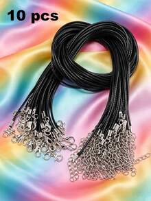 10/50/100pcs Multi-Color Multi-Layer Cord Necklace, Retro Punk Jewelry Necklace - Necklace Cord - View 15