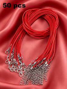 10/50/100pcs Multi-Color Multi-Layer Cord Necklace, Retro Punk Jewelry Necklace - Necklace Cord - View 70