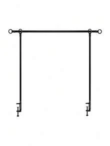 Soporte de poste cruzado para mesa con pinza, poste decorativo para mesa con pinza, 280 cm de largo, soporte de poste cruzado para mesa, arco de mesa negro conectable, adecuado para decoración de Navidad, boda, cumpleaños y fiesta - Multicolor - Ver 10