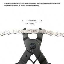 Bicycle Link Chain Buckle Pliers Road Bike Link Remover Clamp Quick Release Link Removal Repair Tool MTB Magic Button Clamp Tool - A - View 6