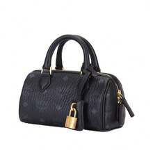 Mcm Ella Series Printed Women's Shoulder Crossbody Handbag MWBESEA04BK001 - 黑色MWBESEA04BK001 - 查看 2