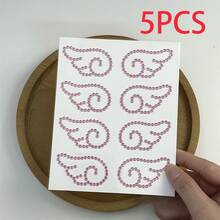 Angel Wings Crystal Stickers, Acrylic DIY Decorations, Self-Adhesive Gem Fish-Shaped Cake Glitter Rhinestone Stickers, Stationery Stickers, Scrapbooking Supplies, Birthday Gift - Wing - View 14