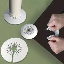 2/4/6/8pcs Plastic Radiator, Water Pipe And Drainage Pipe, Round Wall Pipe Cover, Decorative Pipe Ring, Pipe Ring Cover, Suitable For Pipes With Diameter 1.5 To 2.79cm - Multicolor - View 6