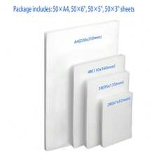 Thermal Laminating Pouches Multi-Size A4 A5 7" 6" 5" 3" 50/100Pcs Clear Protective Film For Photo & Document - Plastic Film - View 18