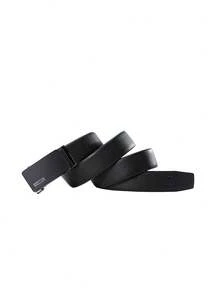 CAMEL CROWN Men's Automatic Buckle Belt, Simple And Versatile Trouser Belt - Black - View 5