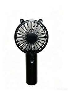 1pc Unisex Solid Color Cute Ear Design USB Rechargeable Handheld Fan, Portable Cooling Fan For Summer Outdoor Sports Office - Multicolor - View 11