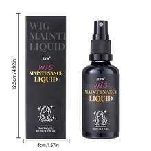 Larutan Perawatan Wig Anti-Kusut, Semprotan Bergizi Minyak Kelapa, Memudahkan Penguraian, Aroma Tahan Lama 48 Jam, Memperpanjang Umur Wig, Cocok Untuk Semua Jenis Wig - 50 ml - View 9